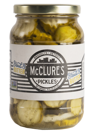 McClure's 16oz Bread & Butter pickle jar
